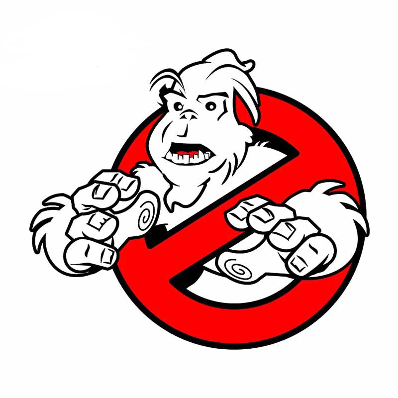 

13cm Personality Monster Car Stickers for Ghostbusters Decals Waterproof Decoration