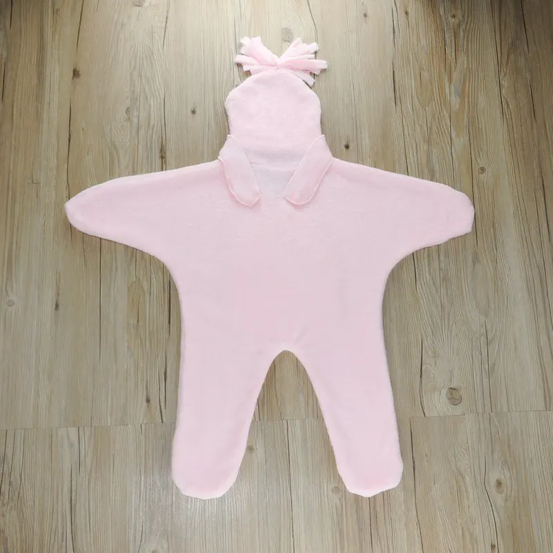 

2018 Autumn and Winter Flannel Children's Sleeping Bag Pink Starfish Baby Sleeping Bag Soft and Comfortable Kawaii Sleeping Bag