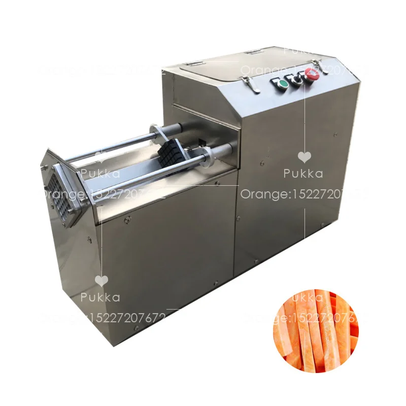 

Potato Chips Bar Slitting Machinery/Cutting Strip Equipment/Pusher Fruit Vegetable Strip Cutting Machinery