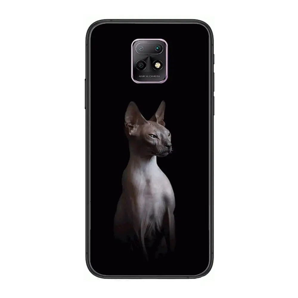 

Sphinx cat Sexy Case Phone Case For XiaoMi Redmi 10X 9 8 7 6 5 A Pro S2 K20 T 5G Y1 Anime Black Cover Silicone Back Pretty