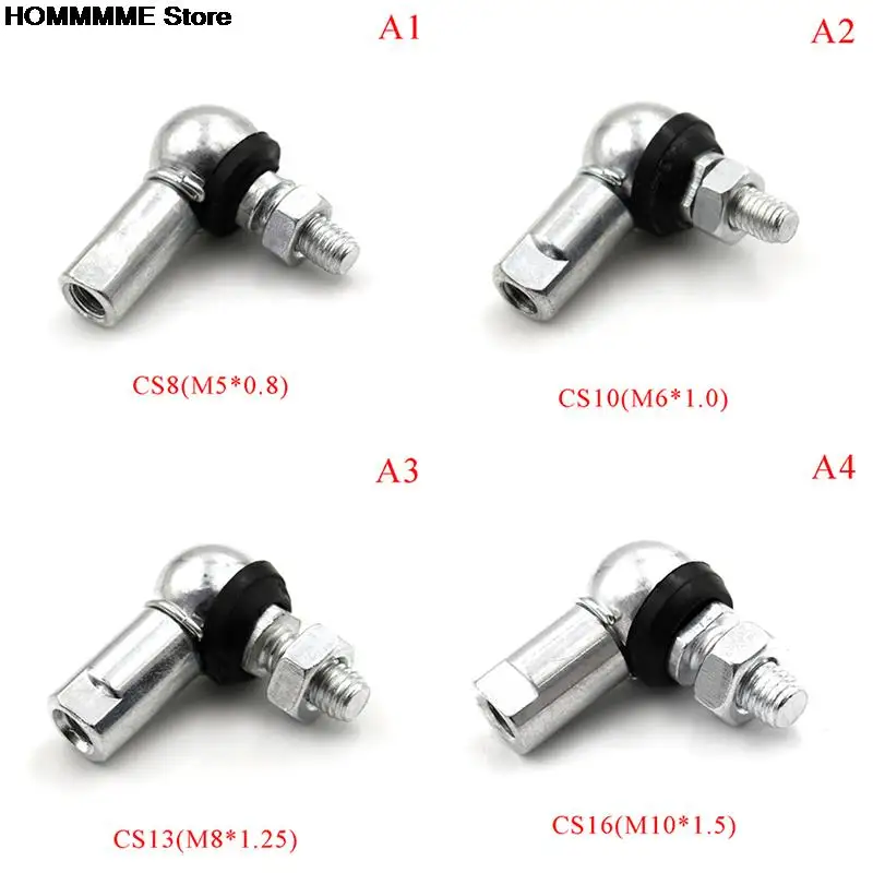 M5/M6/M8/M10 1 шт. Гибкая шариковая головка концевой подшипник правая рука 35 # 40Cr для