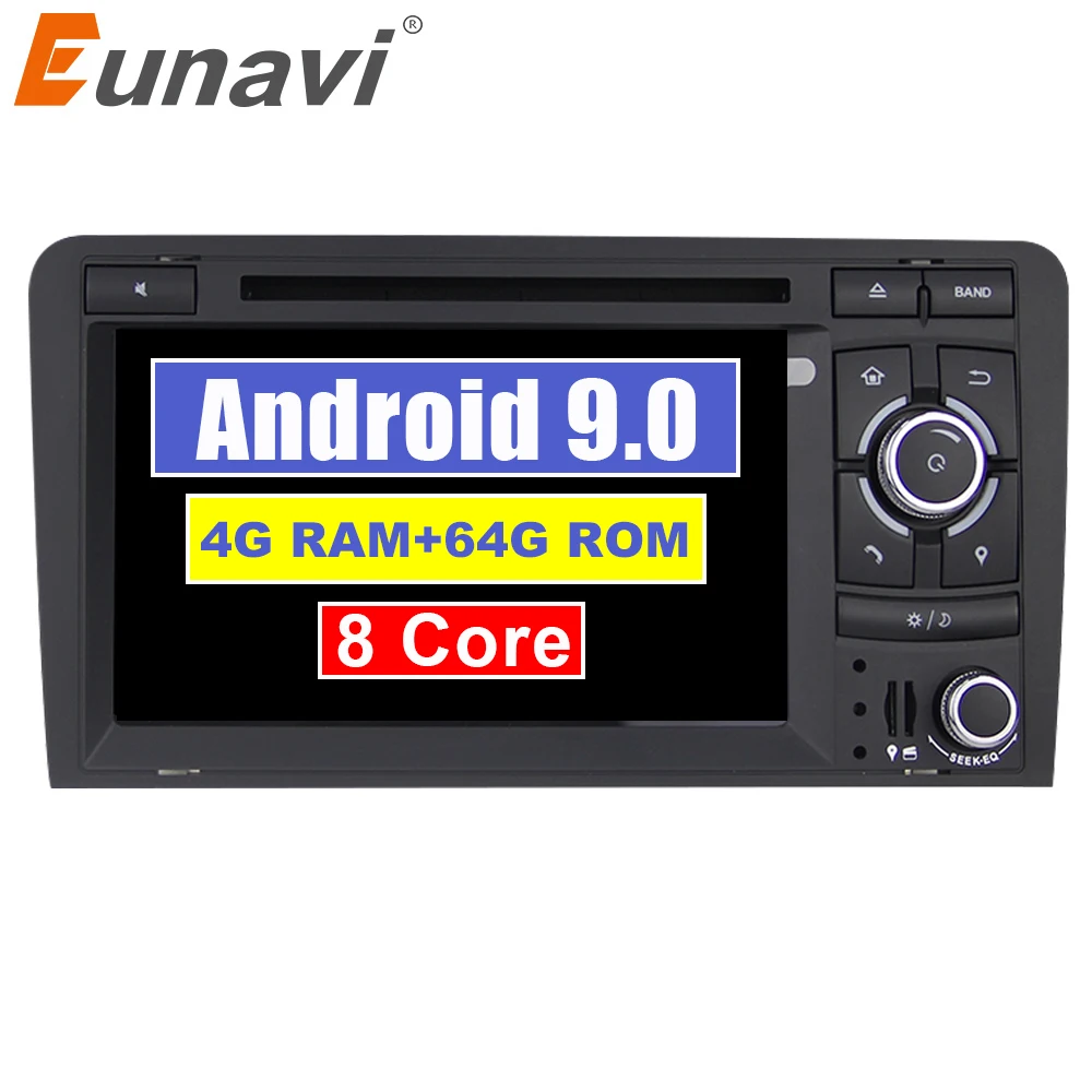 Автомагнитола Eunavi 2 din Android 9 4 + 64 ГБ 1024*600|Автомагнитолы| |