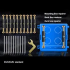 4 шт. Регулируемая настенная Магнитная восстанавливающая панель для кассеты типа 86118, восстанавливающая внутренняя поддержка, фиксированный стержень, инструменты электрика