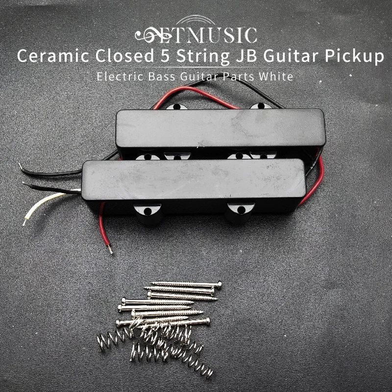 

Ceramic Sealed Style 5 String JB Bass Pickup Neck/Bridge Pickup For JB Style Bass Guitar Parts