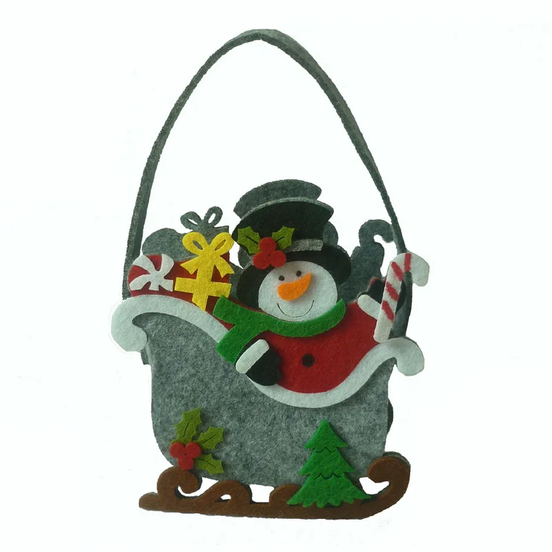 2 шт веселые рождественские Санки форма Подарочный мешок Санта Клаус упаковочные