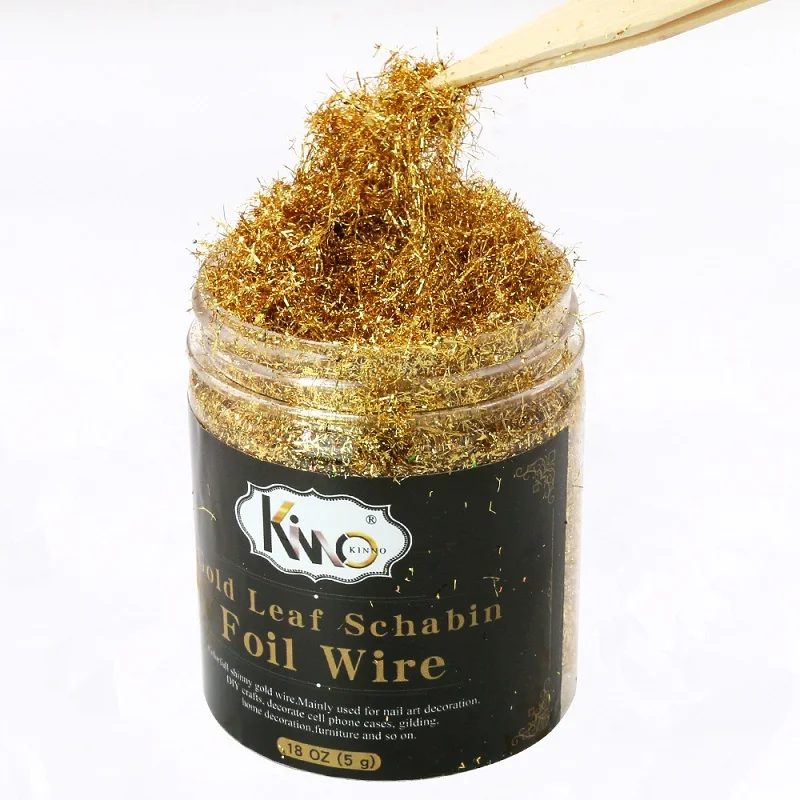 5g Золотые листы хлопья Золотая фольга бумажные фрагменты для
