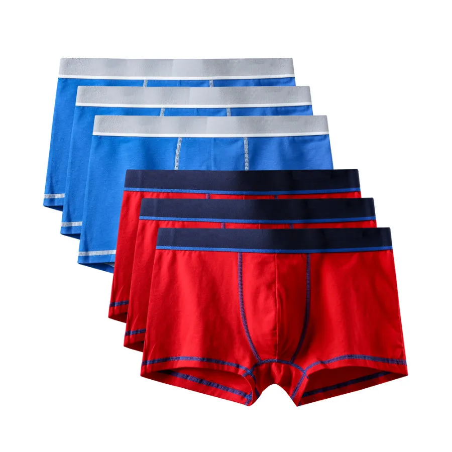 6Pcs A0608 Mix B29 6 шт./лот, фирменное качество,, новые модные сексуальные хлопковые шорты, мужские боксеры, шорты, мужское нижнее белье, мужские трусы, мужская одежда - Цвет: 6Pcs A0608 Mix B29