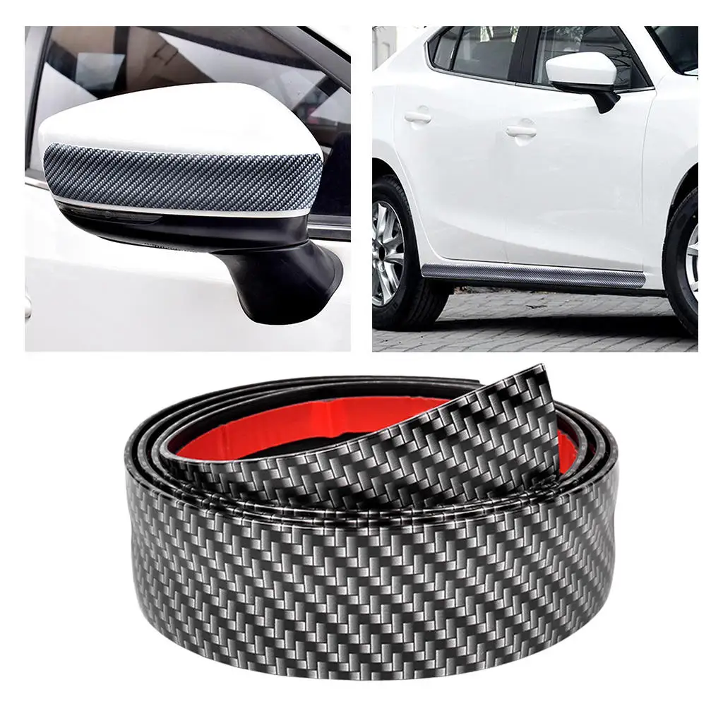 

Car Accessories Carbon Fiber Panel Door Plate Sill Scuff Cover Sticker