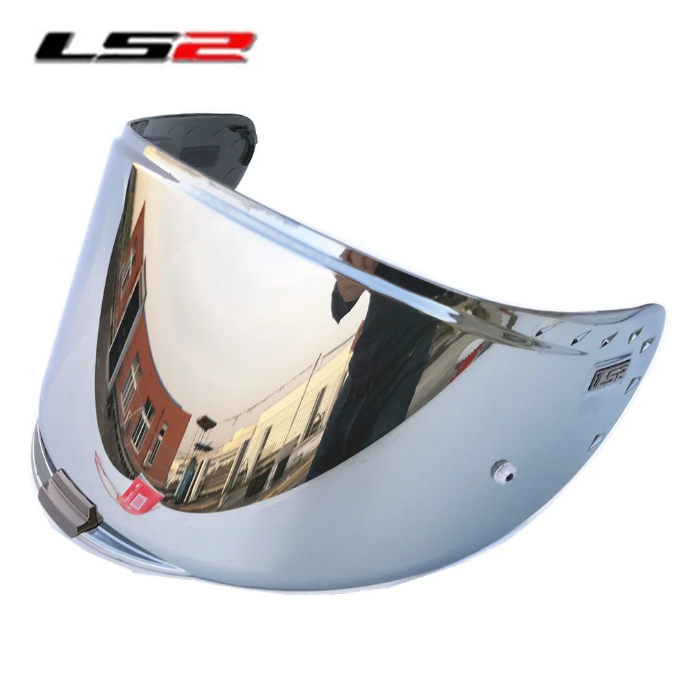 LS2 FF327 Challenger Helmet Visor Rainbow Silver Black Ready Motorcycle Replacement | Автомобили и мотоциклы
