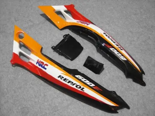 Набор пластиковых обтекателей для HONDA CBR 600 F2 оранжевые черные обтекатели набор