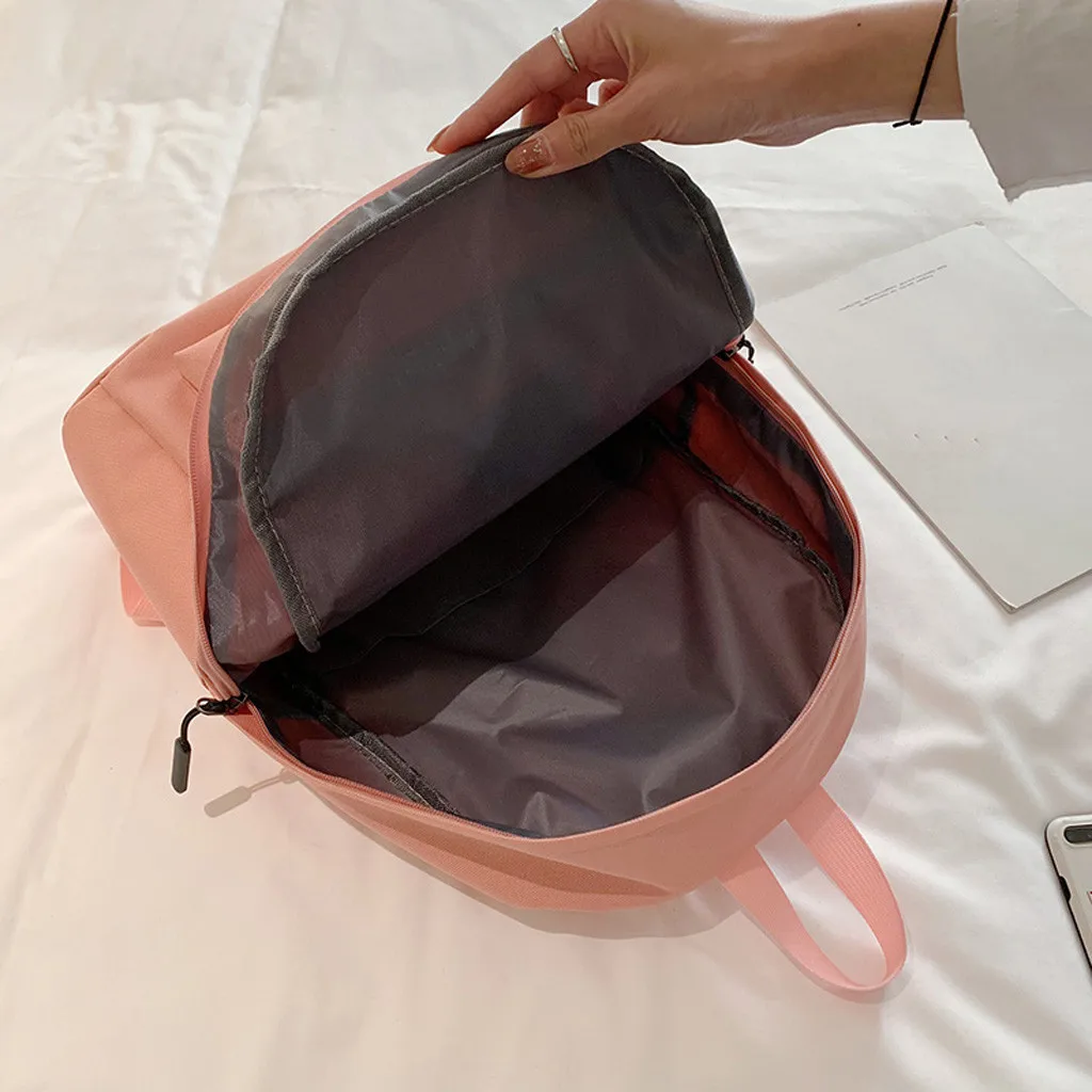 Модный рюкзак женские летние сумки дикие цвета на молнии Большой Вместительный