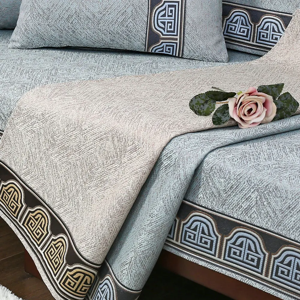 

Современное жаккардовое покрывало для дивана в гостиной, мягкое нескользящее съемное моющееся защитное покрытие для мебели