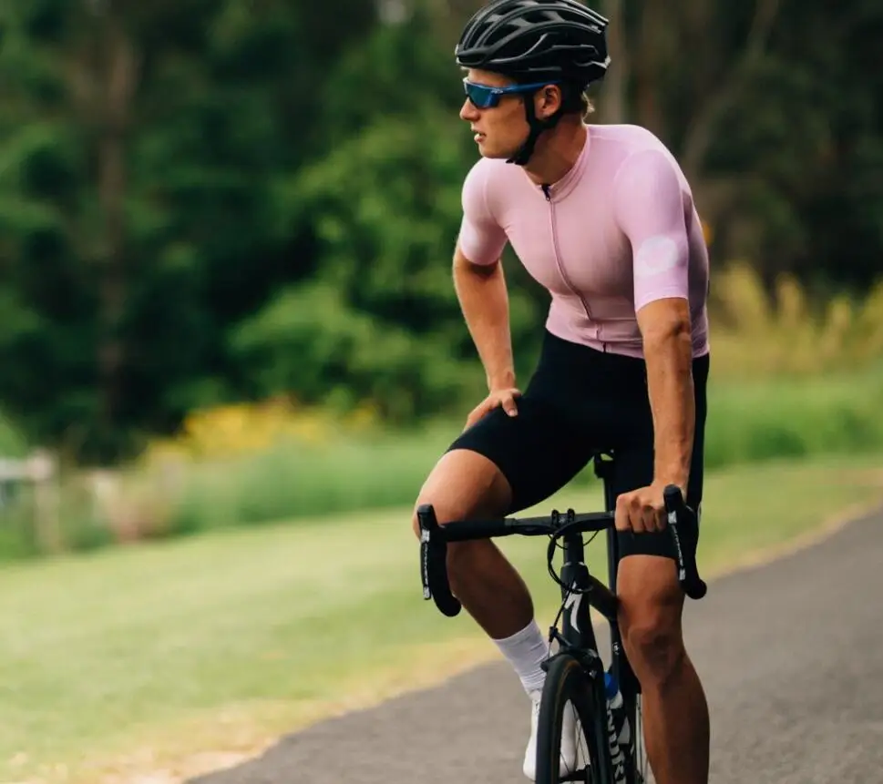 Мужская велосипедная Джерси черная овечья одежда Летний короткий рукав