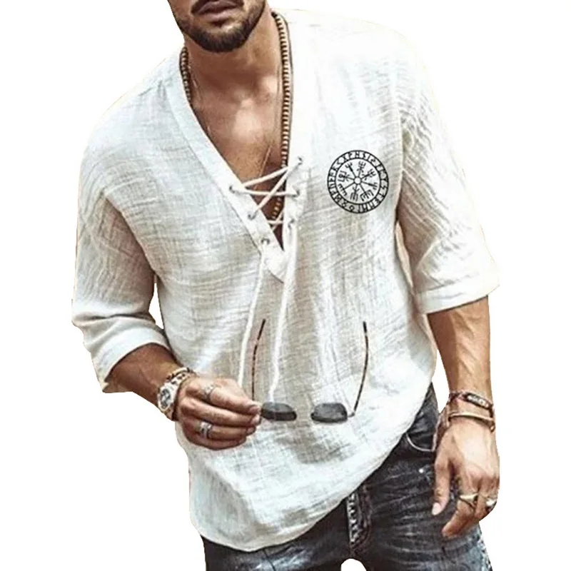 

2021 New Men's hollow out T shirt Male Sexy Deep V Neck bandage T shirts Casual Solid Color tshirt Tops S-5XL