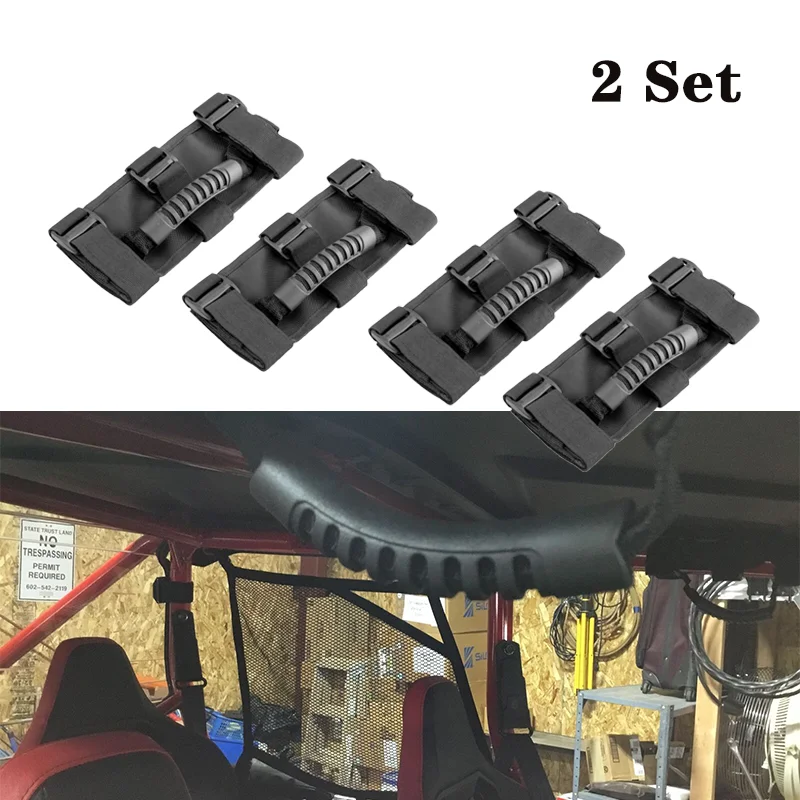 

Ручки для поручней UTV 1,5-3 дюйма, универсальные ручки для Polaris RZR Ranger Can-am Maverick Honda Kawasaki Yamaha, 2 комплекта