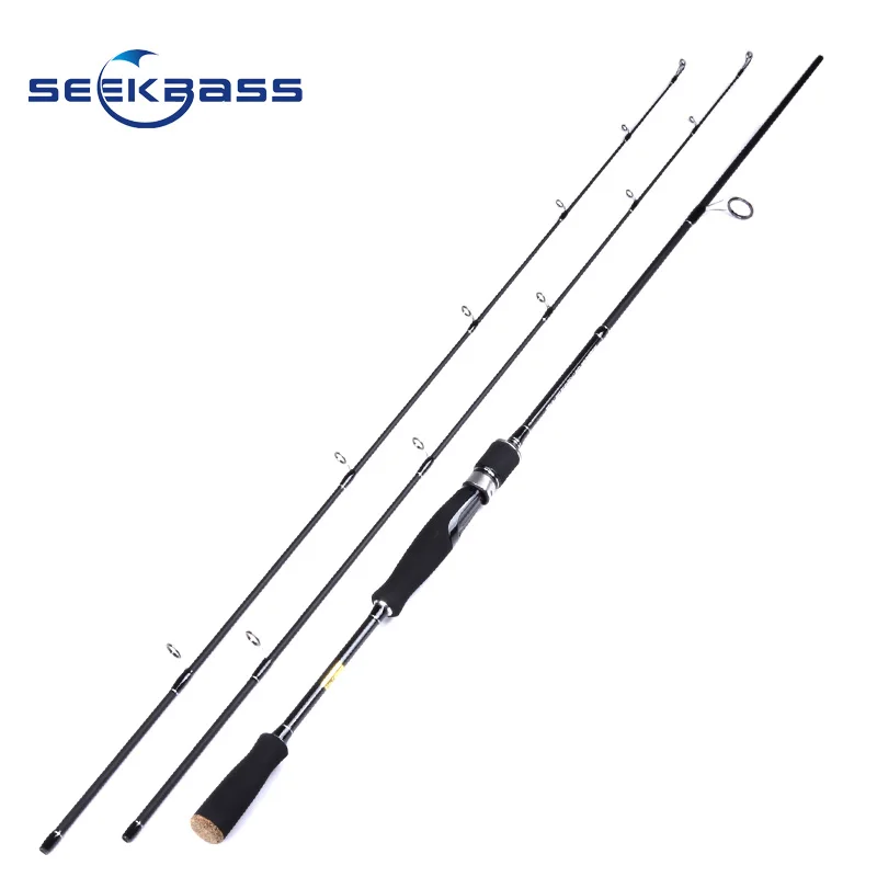 Рыболовная удочка SeekBass SK602 M/MH 1 8 м 2 наконечника вес приманки 7 20 г/10 25 г углеродное