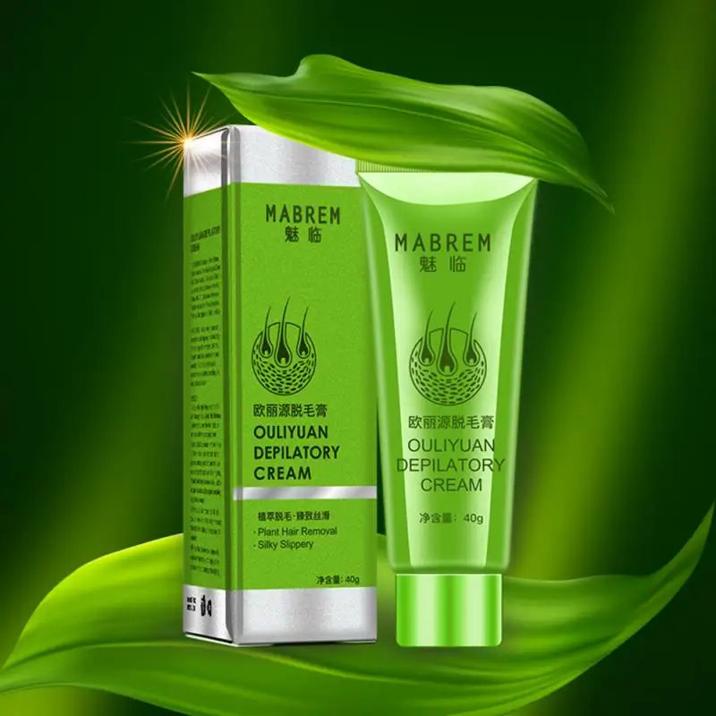 

40g Hair Removal Cream Botanical Extracts Men&Women Body Hand Leg Armpit Painless Gently No Stimulation Depilatory Cream TSLM1