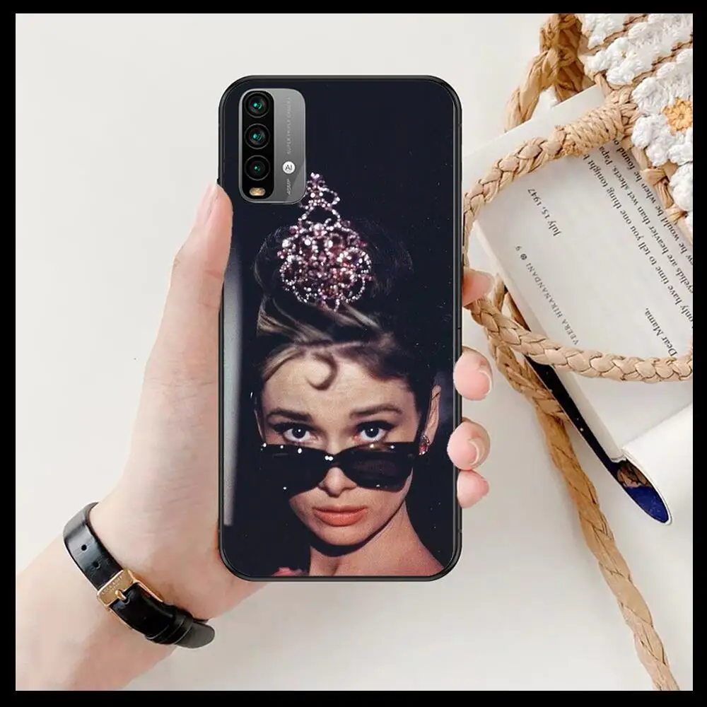 

B-Beautiful Audrey Hepburn Phone Case For XiaoMi Redmi 11 lite 9C 8A 7A Pro 10T 5G Cover Mi 10 Ultra Poco M3 X3 NFC 8 SE cover
