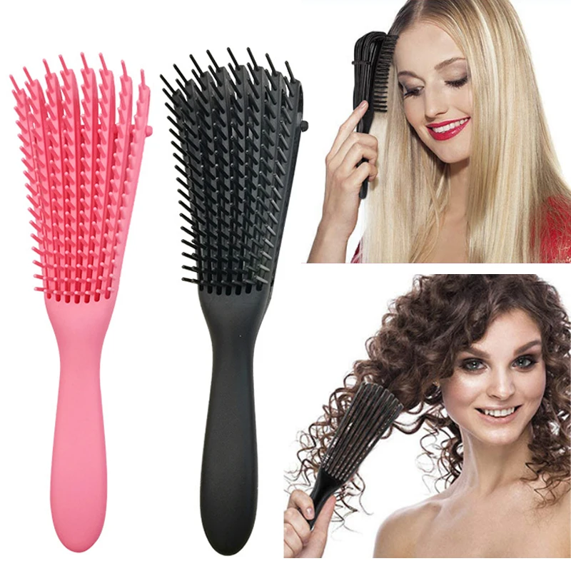 

1Pcs Detangling Hair Brush Scalp Massage Hair Comb Detangling Brush for Curly Hair Brush Detangler Hairbrush Women Men Salon