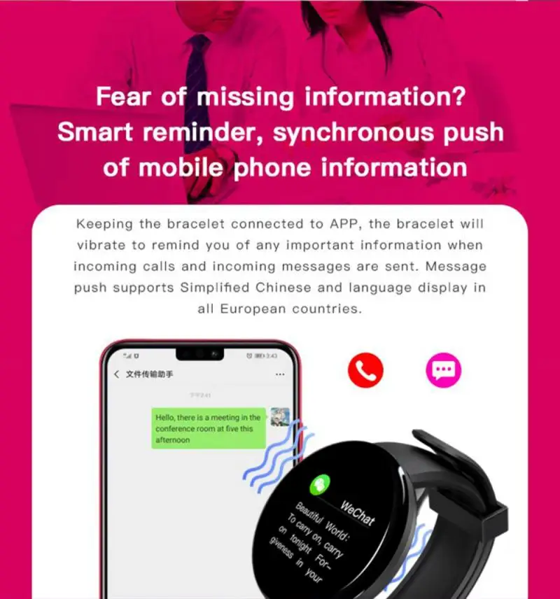 D18 Smart Watch Men Women Blood Pressure Smartwatch Sport Tracker Pedometer 116 Plus Watches For Android IOS | Электроника