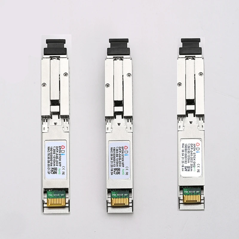 E/GXPON SFP ONU Stick With MAC SC Connector DDM 1.25/2.5G XPON/EPON/GPON( 1.244Gbps/2.55G)802.3ah pon module  1490/1330nm