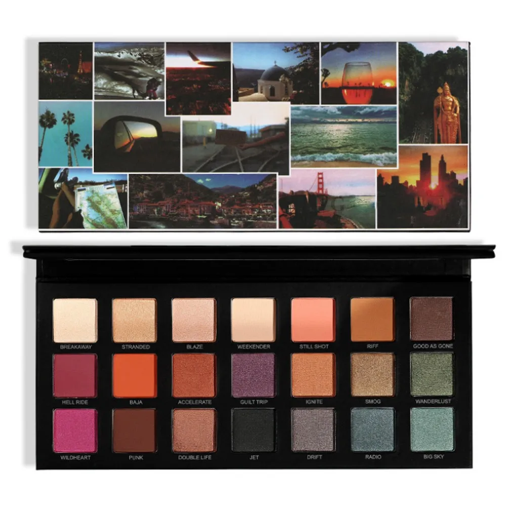 Блестящие матовые тени для век палитра макияжа 21 цвет блестящие стойкие