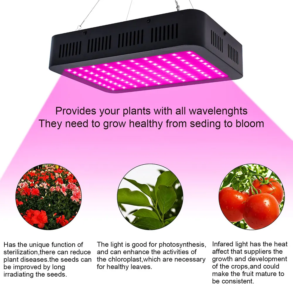 

AC85-265V 600W Indoor Plants LED Growing Light Full Spectrum 3030 Lamp Bead Led Plant Grow Lamp Growing Light