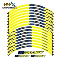 motorcycle wheel 16 pcs stickers motocross reflective waterporof decals rim tape strip for bmw r1200rt r1200 rt