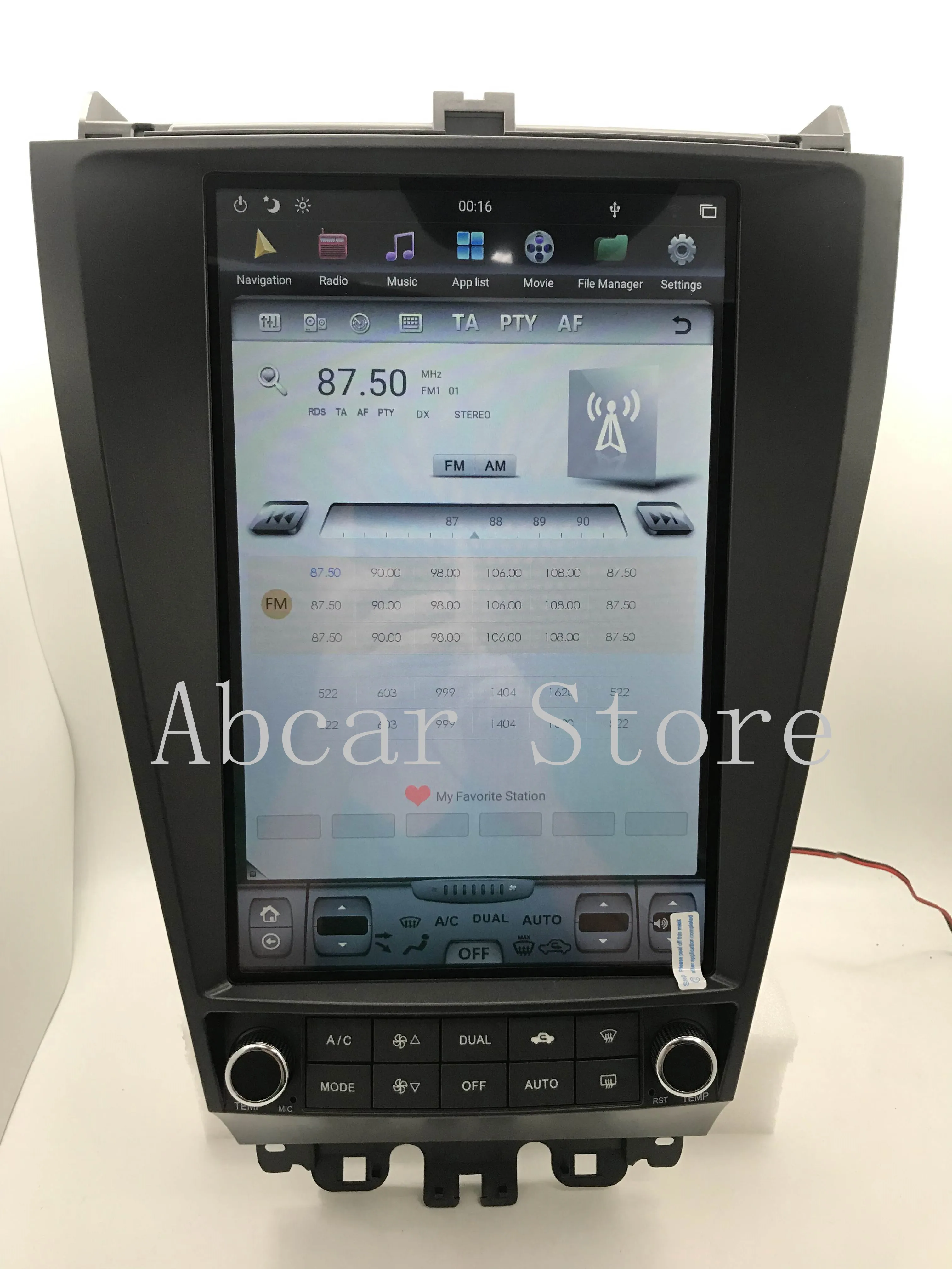 12,1 ''Tesla стиль Android 8,1 автомобильный dvd-плеер gps навигация для HONDA ACCORD 7 семь 2003-2007 стерео радио PX6 HDMI авто ips