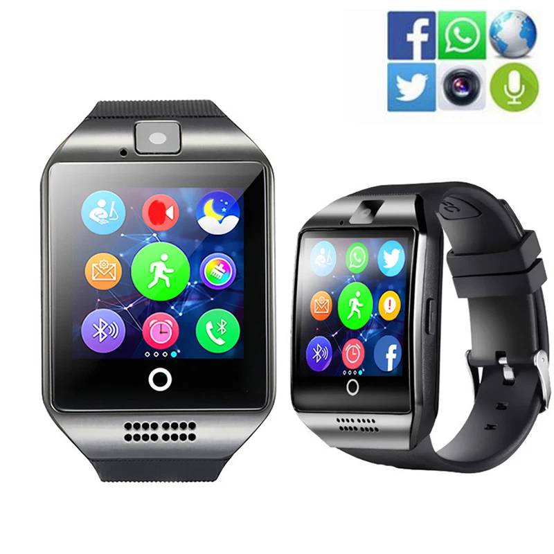 Умные часы Bluetooth Смарт SIM TF слот для карты фитнес трекер активности спортивные с