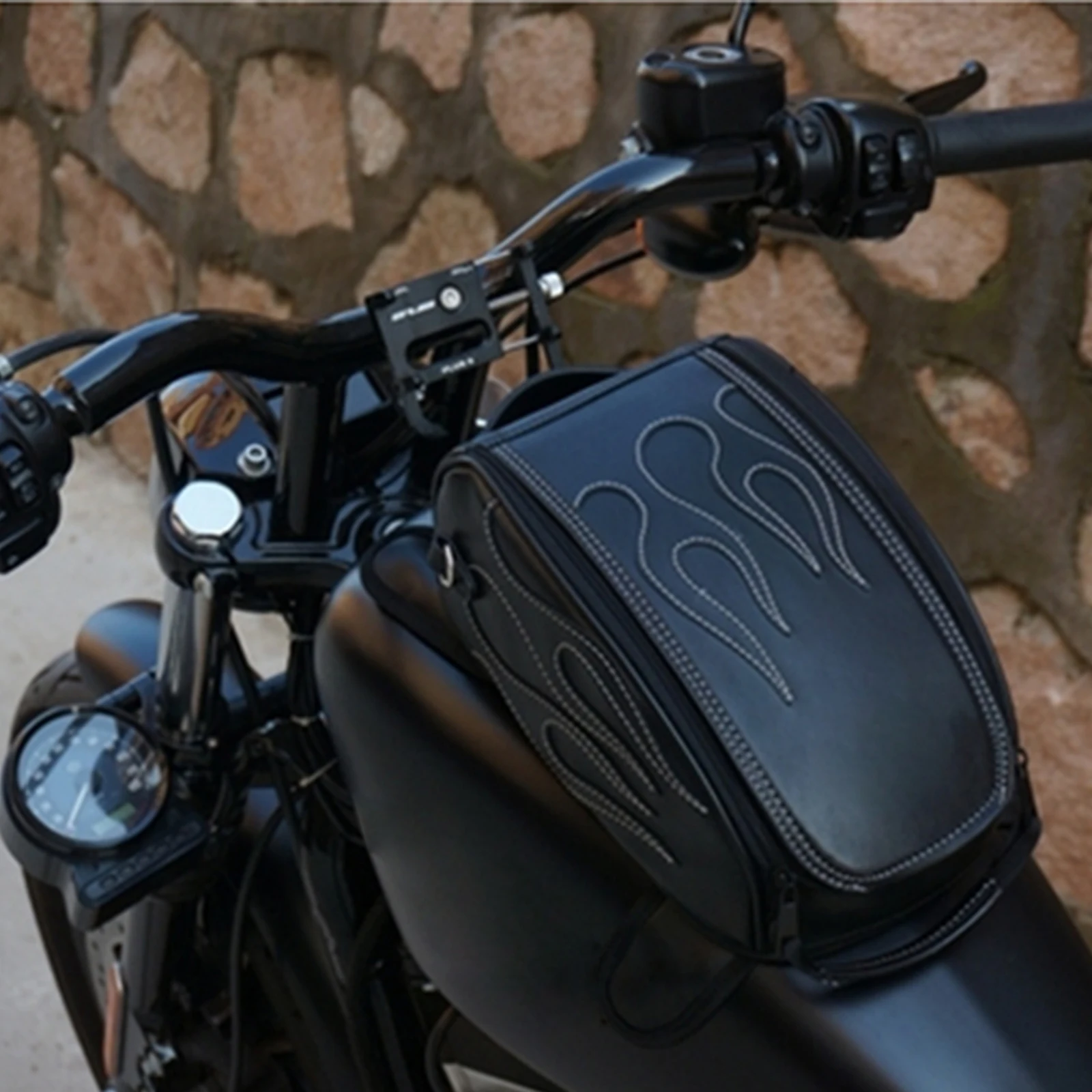 

Toolkit Bag Leather Motorcycle Tank Cover Panel Bag Fuel Tank Tool Bag 1200 Professional Accessories Durable