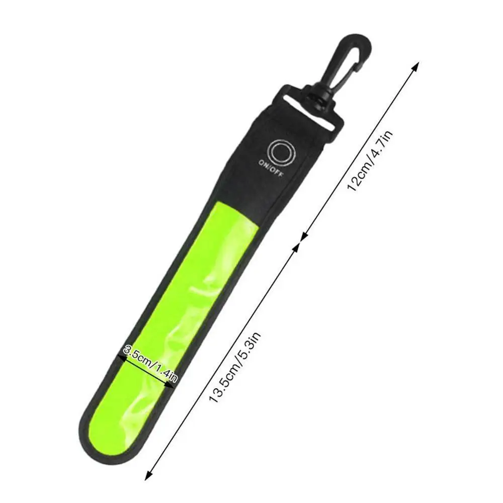 

LED Light Reflective Belt Strap Night Outdoor Accessories Lighting Pendant Decor Hot Sale Sports Safety Bag Pendant Wristband