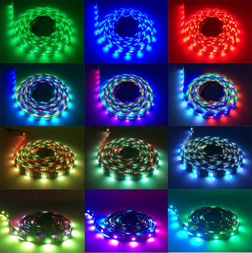 WS2801 интеллигентая(ый) Светодиодные полосы SMD5050 5V 32Led/м индивидуально адресуемых лента полный мечта Цвет светильник IP30 IP65 IP67
