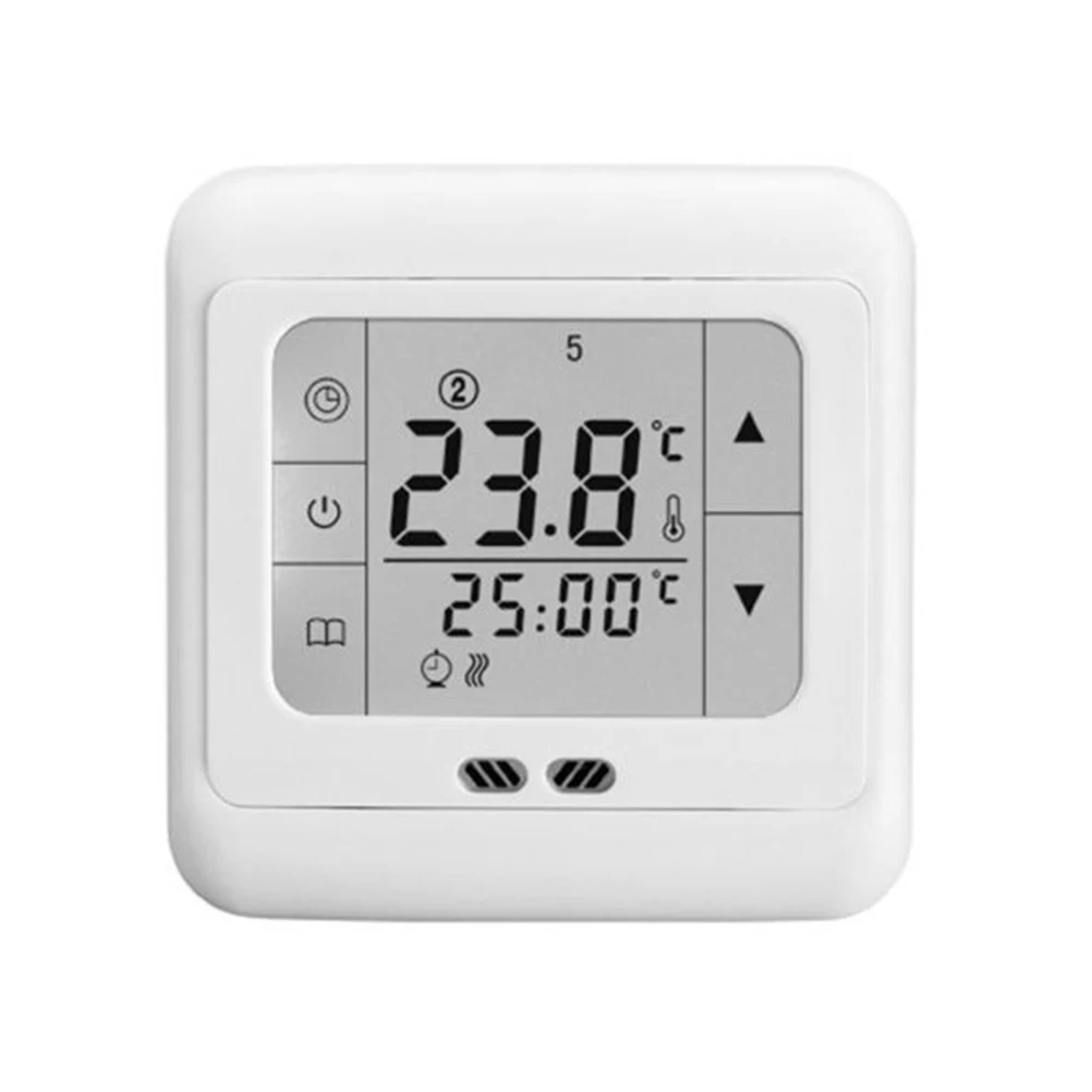 Programmable Digital Thermoregulator Touch Screen Room Heating Thermostat Underfloor for Floor Electric System | Обустройство дома