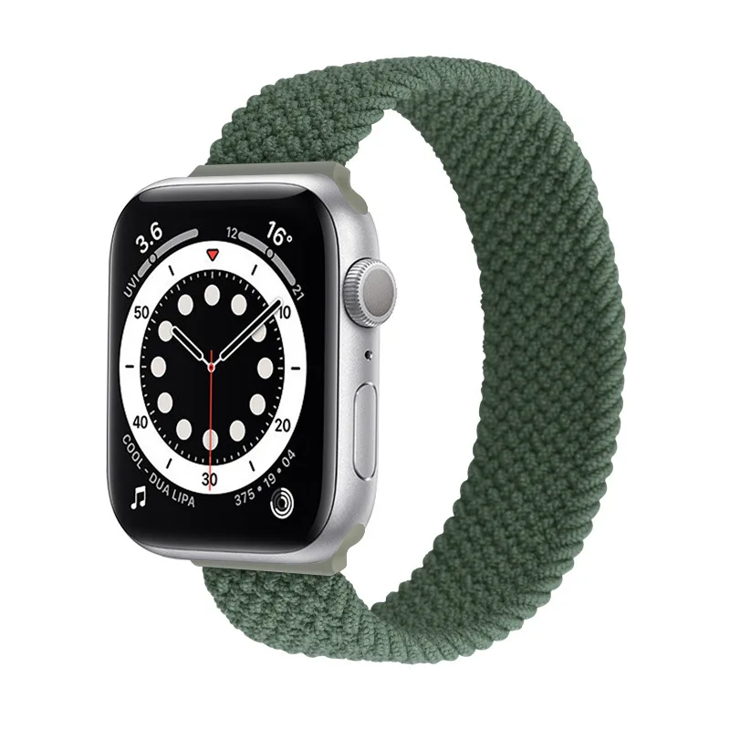 

For Apple iWatch6 Watchband Nylon braided elastic integrated Apple Watchband Apple 6 representative band