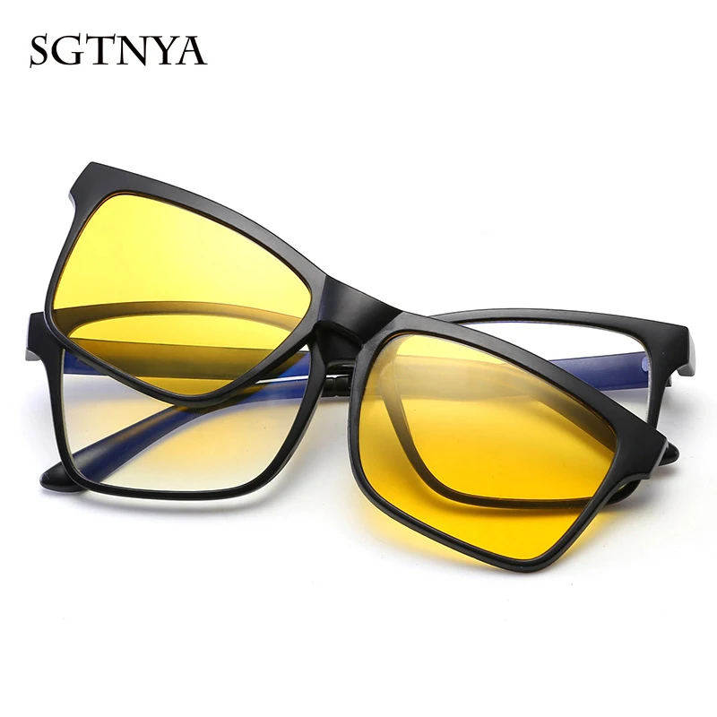 Очки солнцезащитные квадратные для мужчин и женщин модные поляризационные