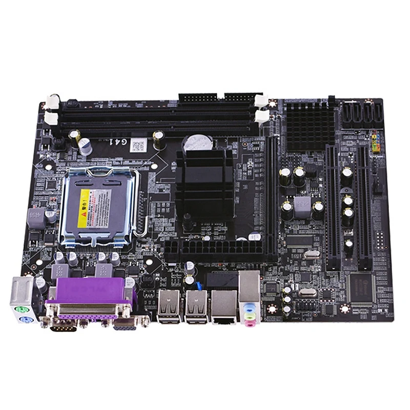 Материнская плата G41 для компьютера LGA 771 Pin процессор DDR3 ПАМЯТЬ E5345