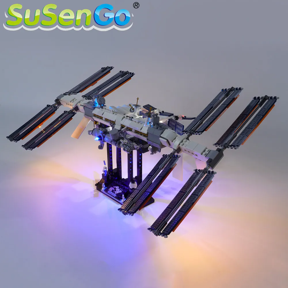 SuSenGo светодиодный светильник комплект для 21321 идеи серии МКС (модель не входит в