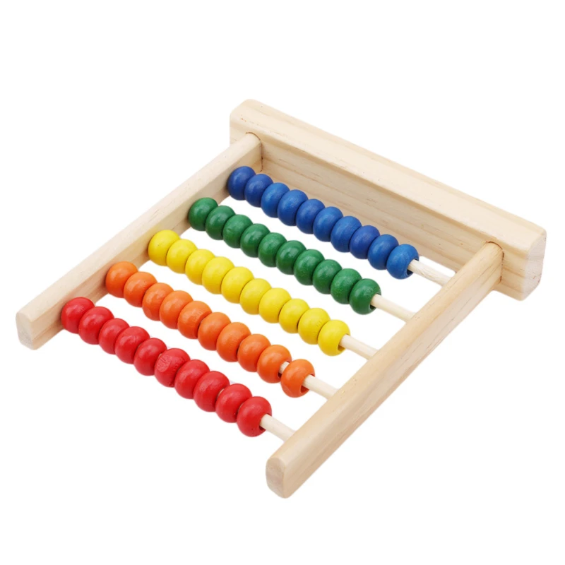

Baby Math Toy Wooden Abacus Colorful Small Numbers Counting Calculating Beads Kids Toy Math Learning Early Educational Toy