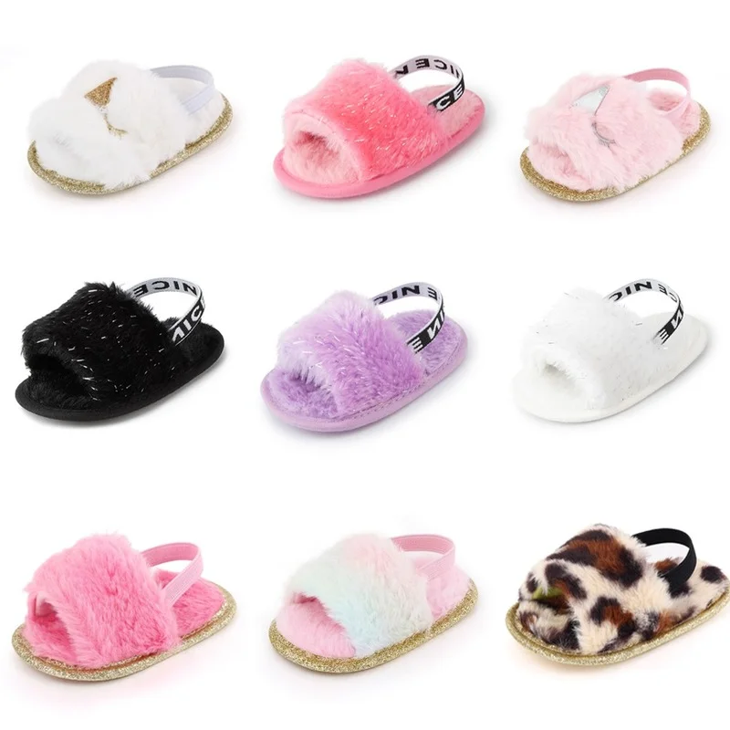 Новинка теплая обувь для маленьких мальчиков и девочек пушистые детские