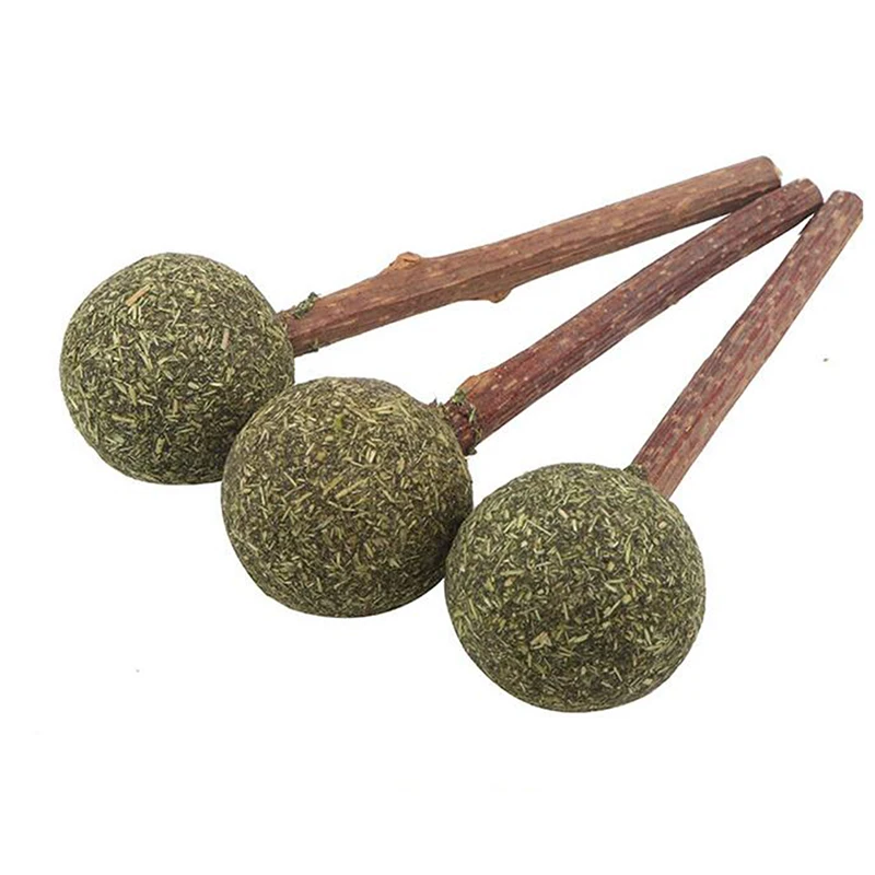 

Pet Products Pet Cat Toys Natural Catnip Lollipop Shape Pet Molar Teeth Cat