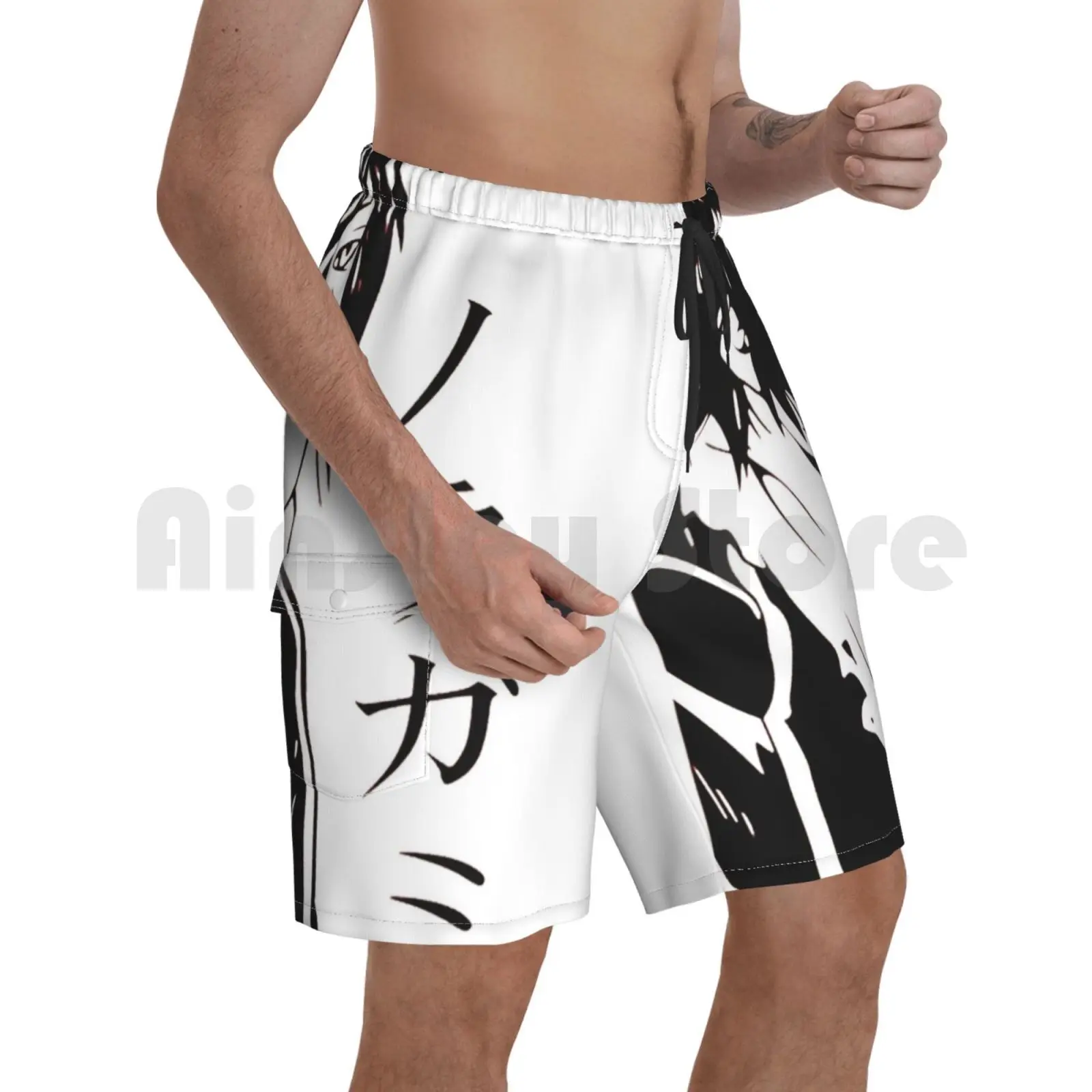 

Ято Noragami Пляжные шорты мужские пляжные шорты для купания Ято Noragami Бог защищает Yatogami Kami Аниме Манга сёнэн боевой