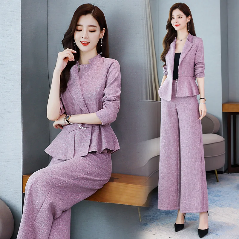 Новый стиль для женщин Комплект из 2 предметов 2021 Сезон весна осень Куртка с
