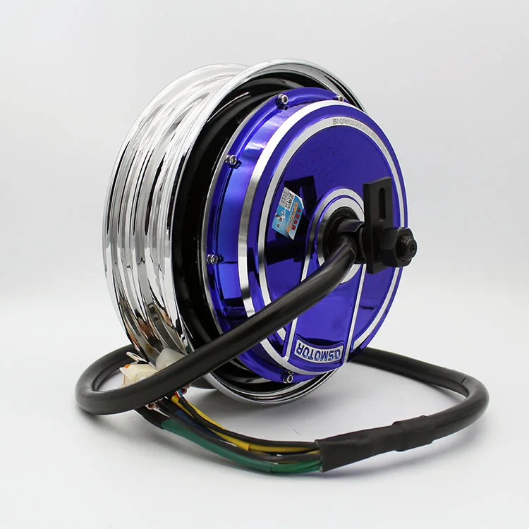 

QSMotor blue 10 inch 5000W arc magnetic steel motor high-speed motor brushless DC frequency conversion