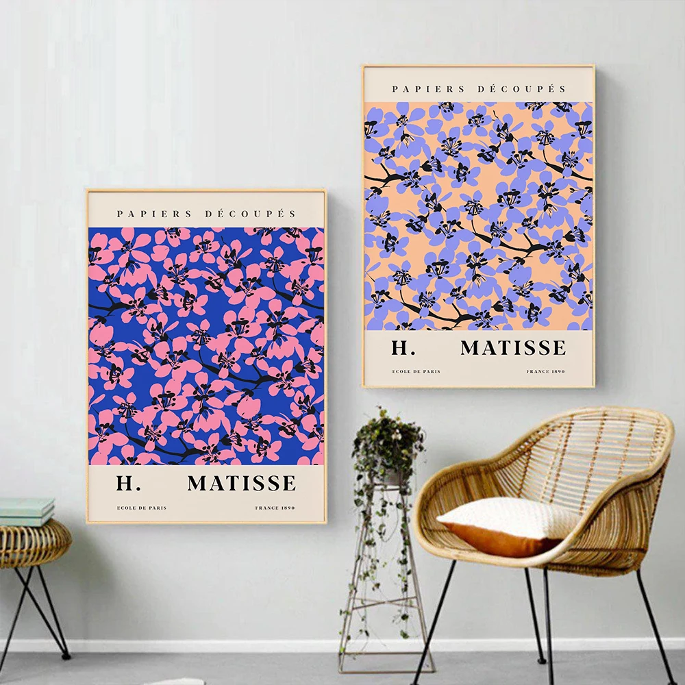 

Abstract Matisse Flower Market Wall Art Canvas Painting Nordic Posters And Prints Picture For Living Room Modern Home Wall Decor
