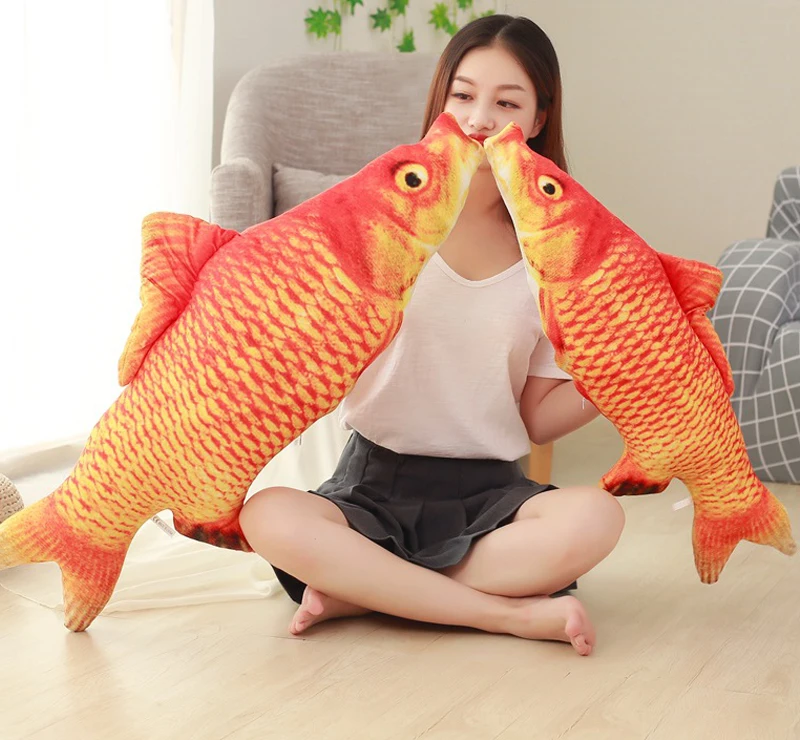 Креативный питомец кошка котенок Жевательная кошка игрушки кошачья мята мягкая рыбка интерактивный котенок продукт 20 см 40 см четыре размера