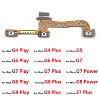 Кнопка регулировки громкости источник энергии Переключатель шлейф кнопки включения-выключения для Moto G4 G5 G5S G6 G7 G8 G9 Play Plus Power Lite один Fusion Plus ...