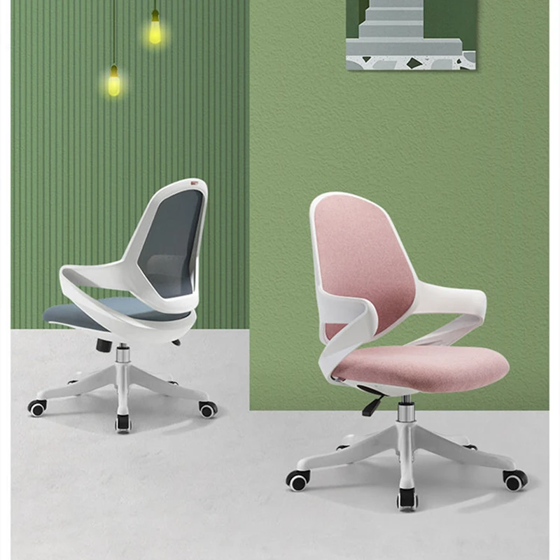 

Эргономичный вращающийся офисный стул, удобный подлокотник для маленькой квартиры, для дома, кабинета, спальни, кабинета, компьютерное крес...