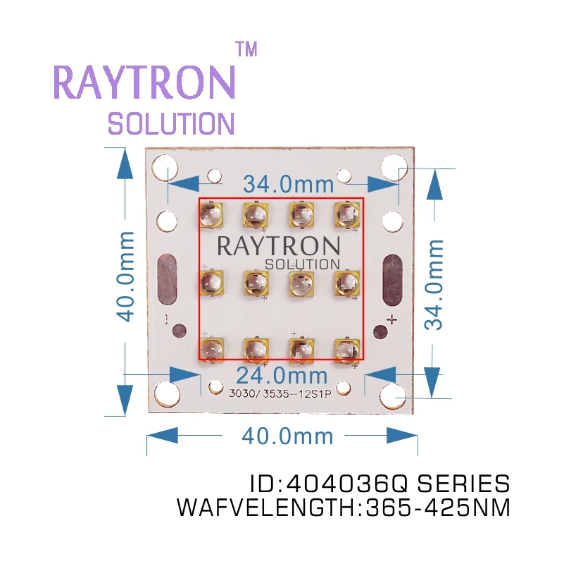 36 Вт УФ-светодиод клей быстрого высыхания проверка флуоресцентных агентов