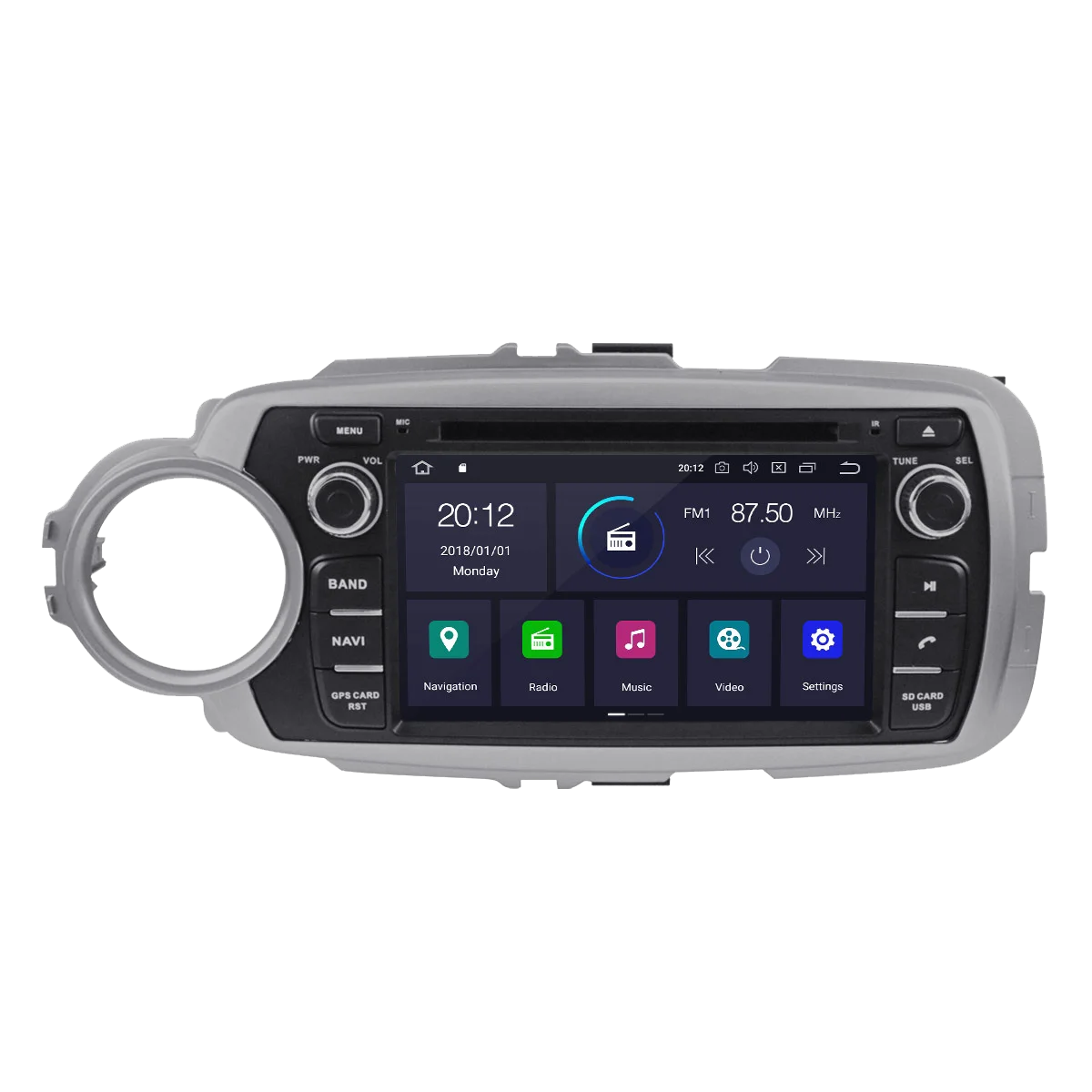 Автомобильный плеер PX5/PX6 Android 10 GPS-навигация для TOYOTA Yaris 2012-2015 автомобильный